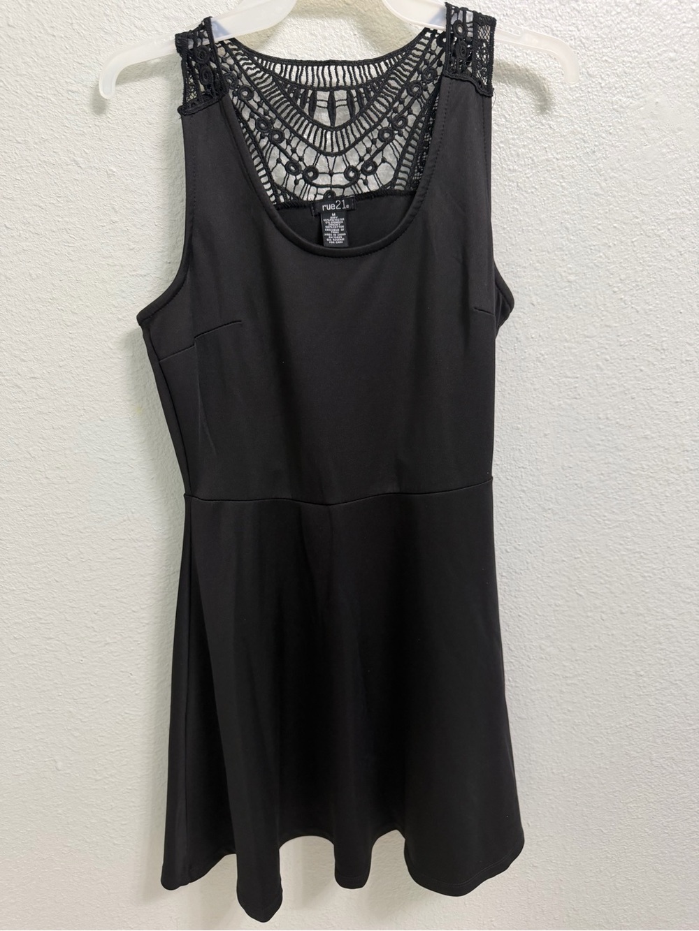 Rue21 Black Crochet Dress